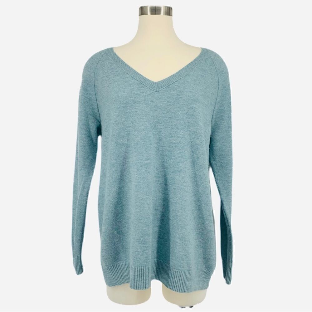 GAP V-neck Speckled Heather Sweater